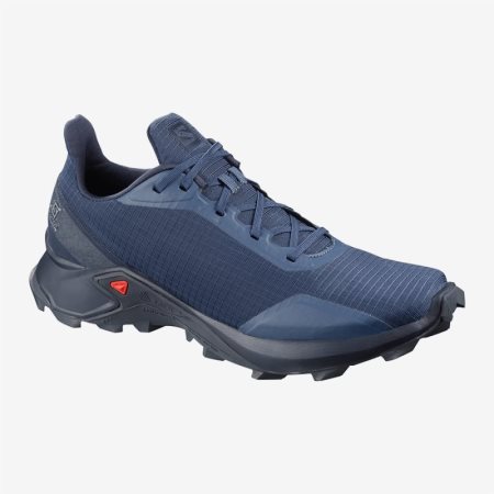 Salomon ALPHACROSS Mens Trail Running Shoes Navy | Salomon South Africa